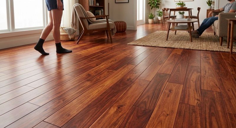 Cherry Floor Installation in Boulder City, NV