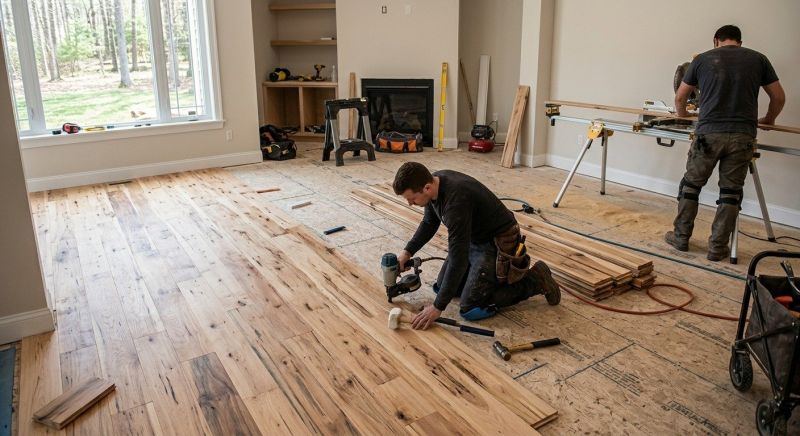 Hickory Floor Installation in North Las Vegas, NV