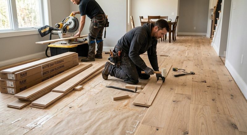 Oak Floor Installation in Boulder City, NV