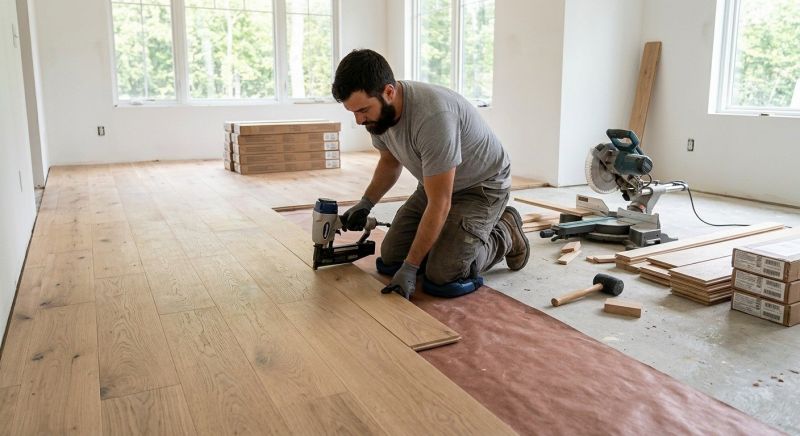 Oak Floor Installation in Boulder City, NV