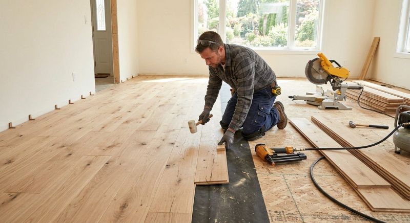 Oak Floor Installation in North Las Vegas, NV