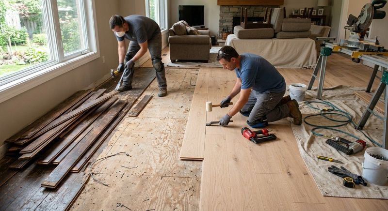Oak Floor Replacement in North Las Vegas, NV