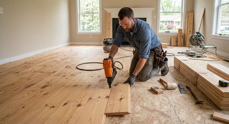 Pine Floor Installation in North Las Vegas, NV