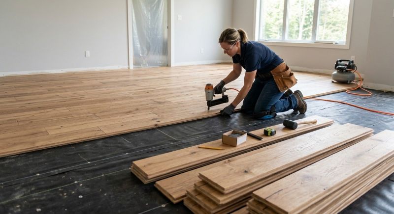 Wide Plank Floor Installation in North Las Vegas, NV